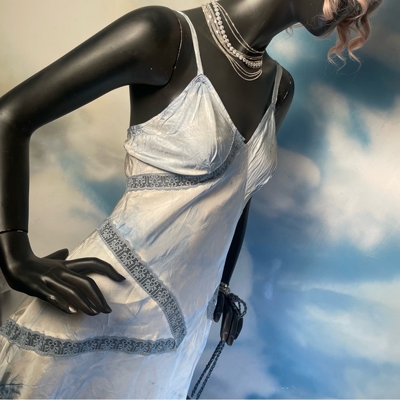 Upcycled handmade vintage tie dye slip dress - Picture 2 of 11